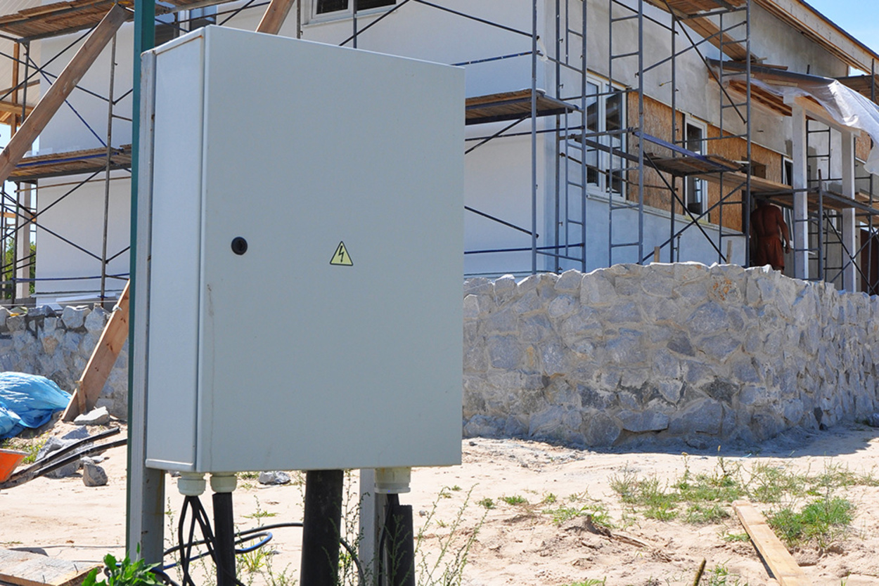 Baustrom bei Elektro-Montagen-Wohlfahrt in Pößneck