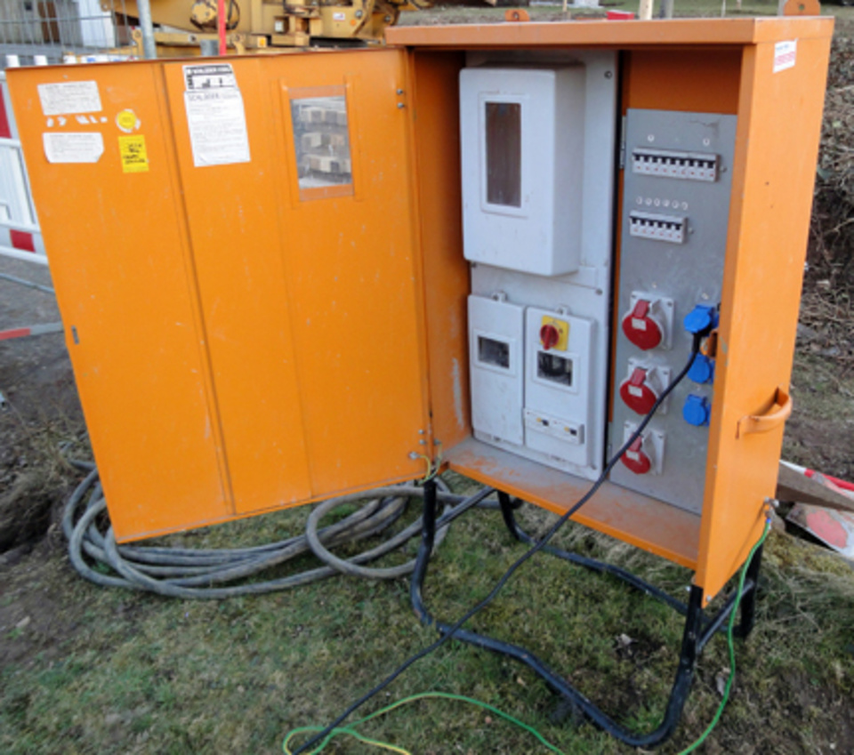 Baustromkasten bei Elektro-Montagen-Wohlfahrt in Pößneck