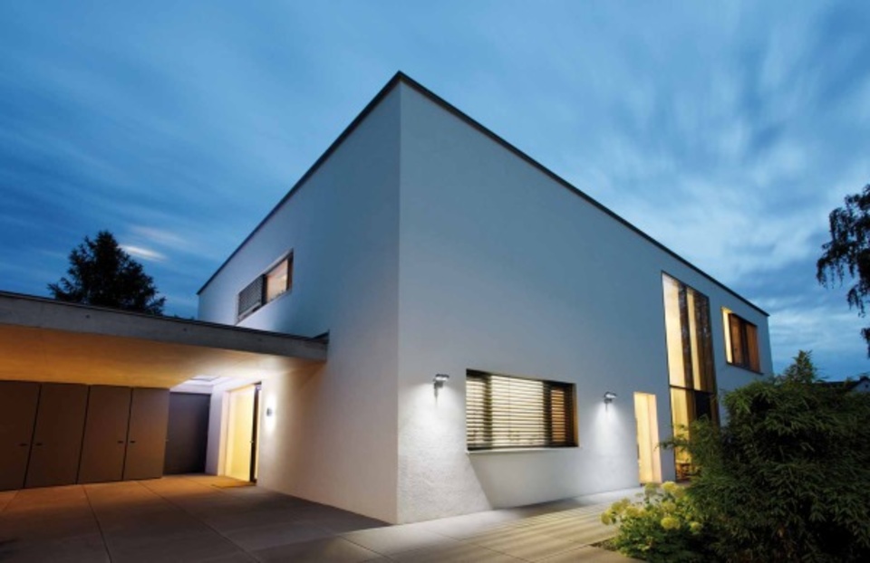 Aussenbeleuchtung bei Elektro-Montagen-Wohlfahrt in Pößneck