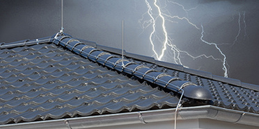 Äußerer Blitzschutz bei Elektro-Montagen-Wohlfahrt in Pößneck